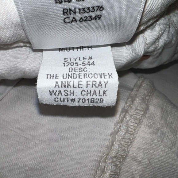 MOTHER Superior The Undercover Ankle Fray Jean - Picture 14 of 15